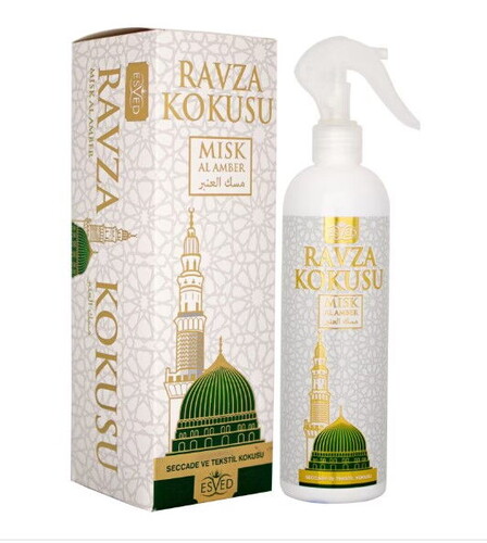  2 Adet Kabe Örtüsü Kokusu 400ml Sprey ve 2 Adet Medine Ravza Kokusu 400ml Sprey